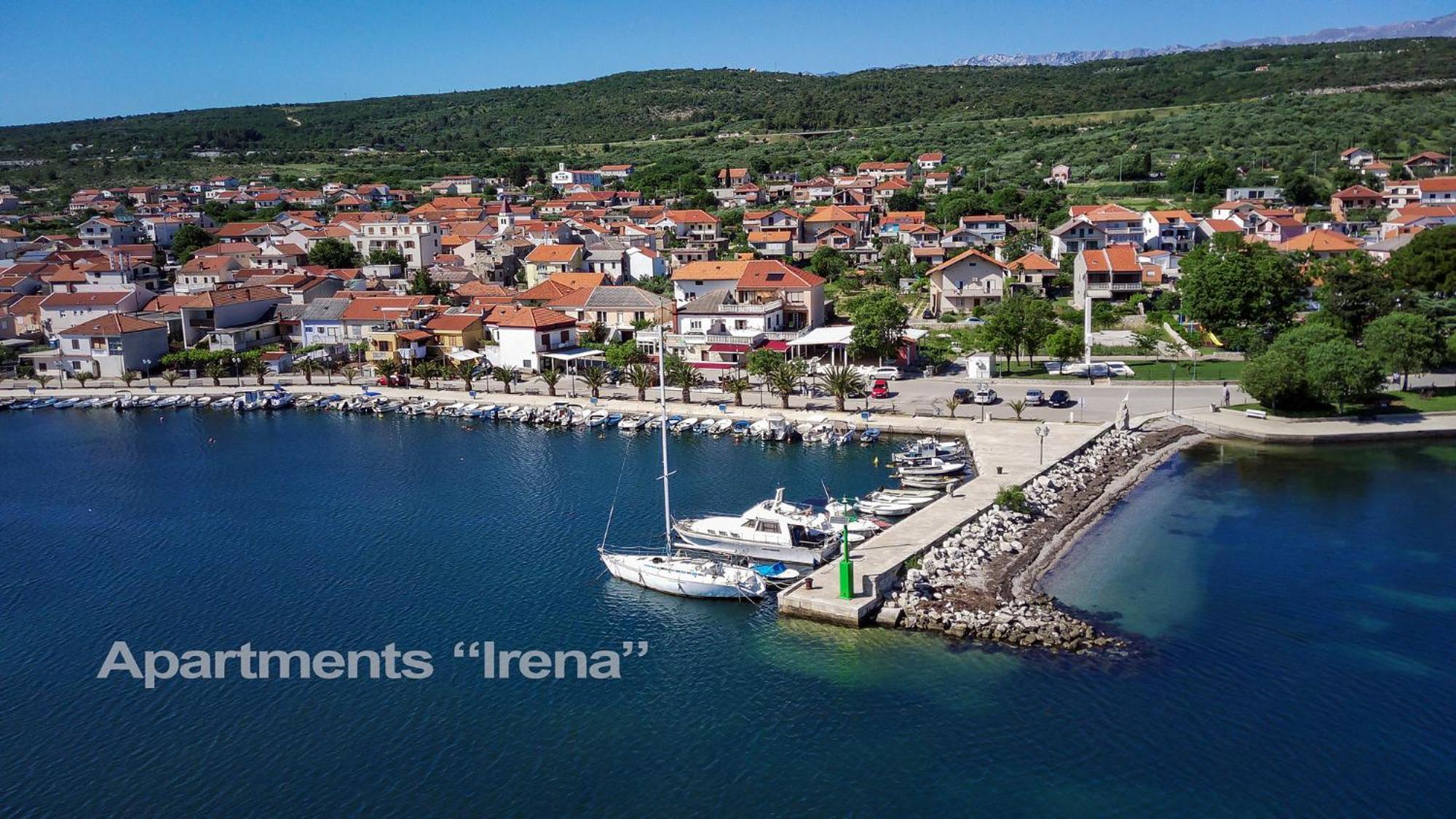 Apartment Irena Posedarje Eksteriør billede